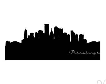 340x270 Skyline Silhouette Etsy