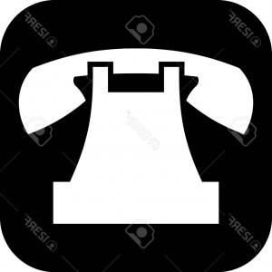 300x300 Photostock Vector Phone Flat Icon Single High Quality Symbol