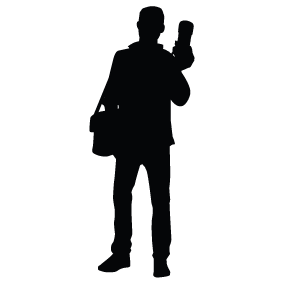 283x283 Photographer Silhouette Silhouette Of Photographer