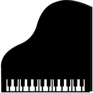 300x300 Grand Piano Card Grand Pianos, Silhouette Design And Pianos