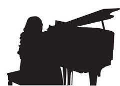 240x171 Girl Playing Piano Silhouette Jeanna Jordan