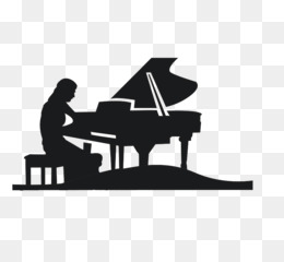260x240 Piano Silhouette Music Illustration
