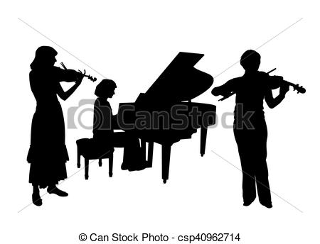 450x344 Pianist Silhouette Vector Stock Photo Images. 122 Pianist