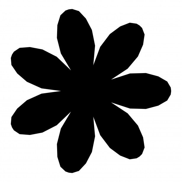 615x615 Pick One Of Best Flower Silhouette And Use It To Enhance