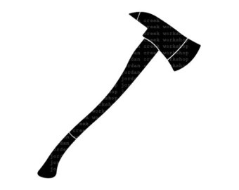 340x270 Pick Axe Silhouettes Clipart