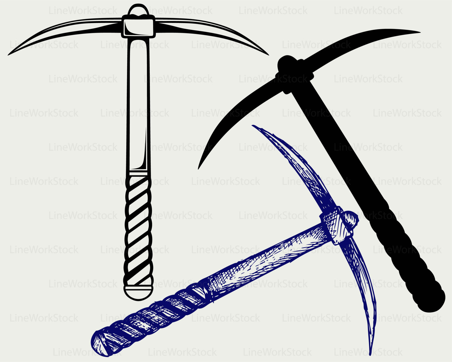 1500x1200 Pickaxe Svgpickaxe Clipartax Svgax Silhouetteax Cricut Cut
