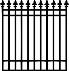 236x242 Nice Picket Fence Cutting Files And Svg's Fences