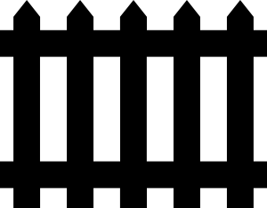 300x233 Fence Clip Art