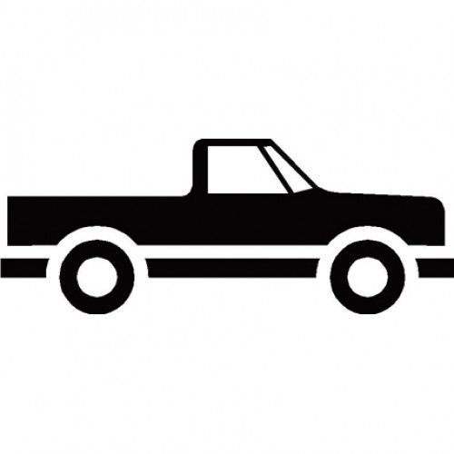 Pickup Truck Silhouette at GetDrawings | Free download