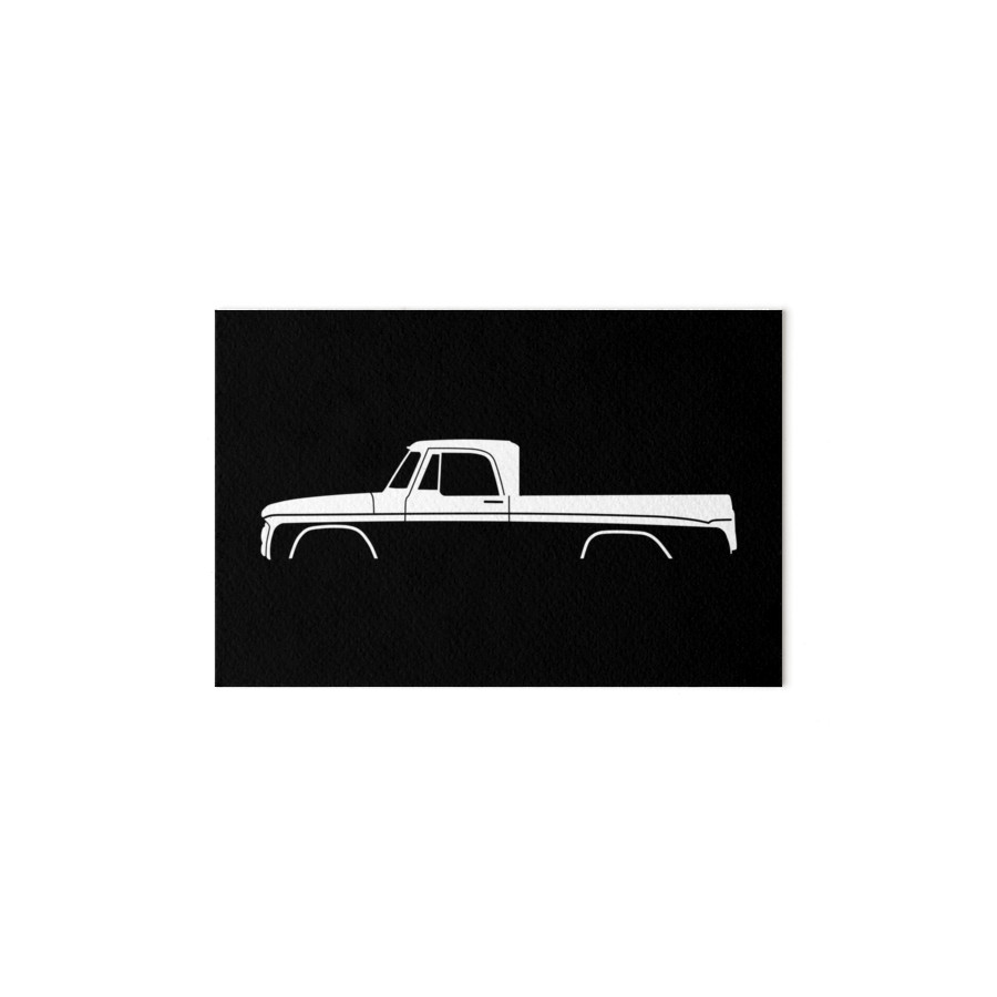 900x900 Truck Silhouette