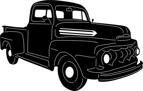 Pickup Truck Silhouette at GetDrawings | Free download