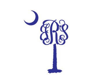 340x270 Rooster Monogram Frame Svg Dxf File Instant Download Silhouette