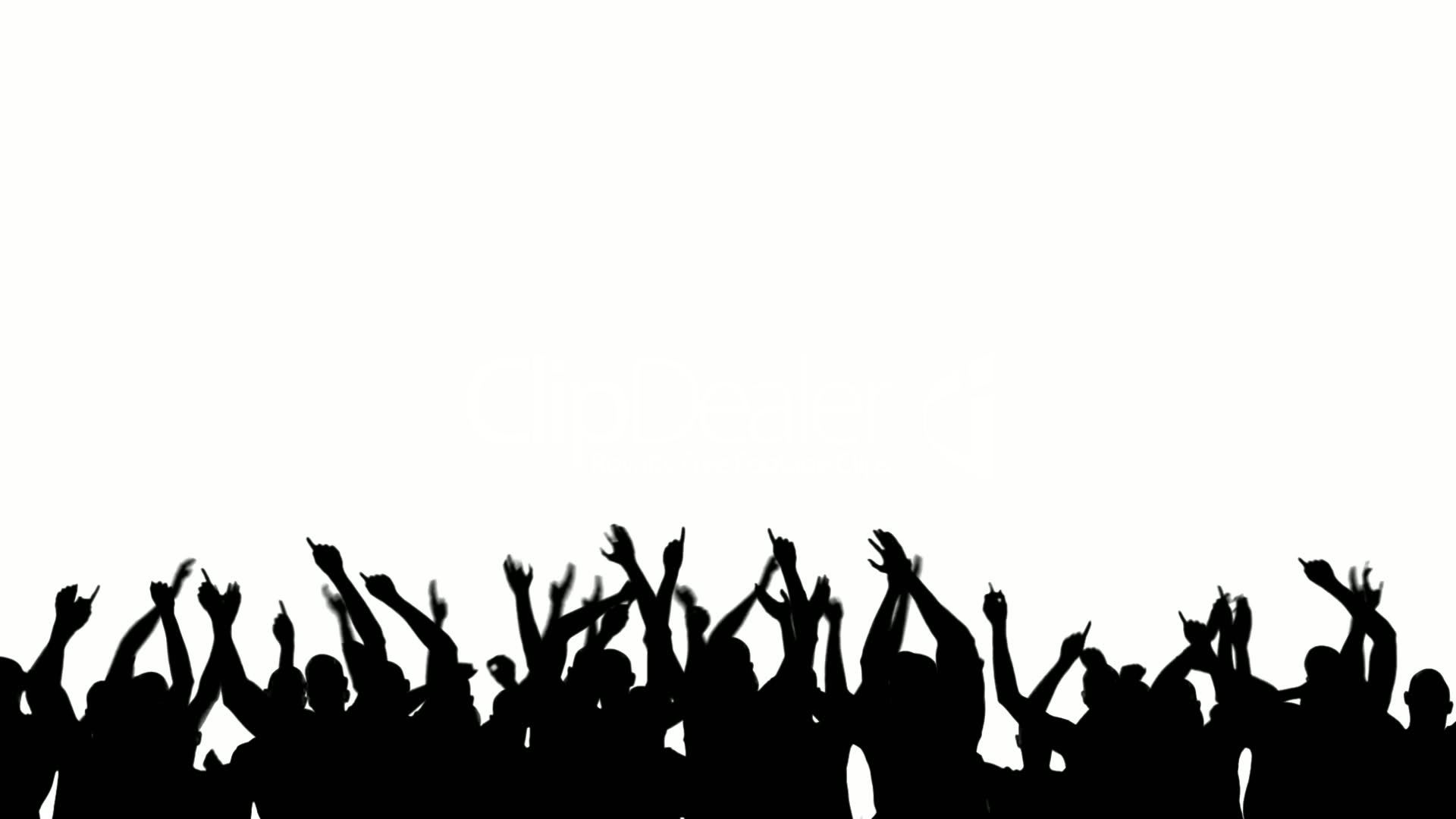 1920x1080 Party Crowd Silhouette Royalty Free Video And Stock Footage