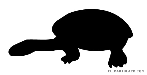502x256 Turtle Silhouette Clipart