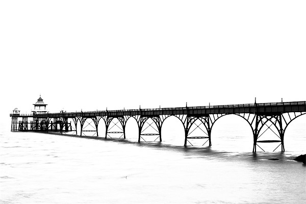 600x400 Clevedon Pier Canvas Print By Catherine Joll