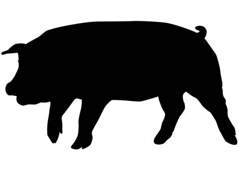 The best free Pig silhouette images. Download from 608 free silhouettes ...