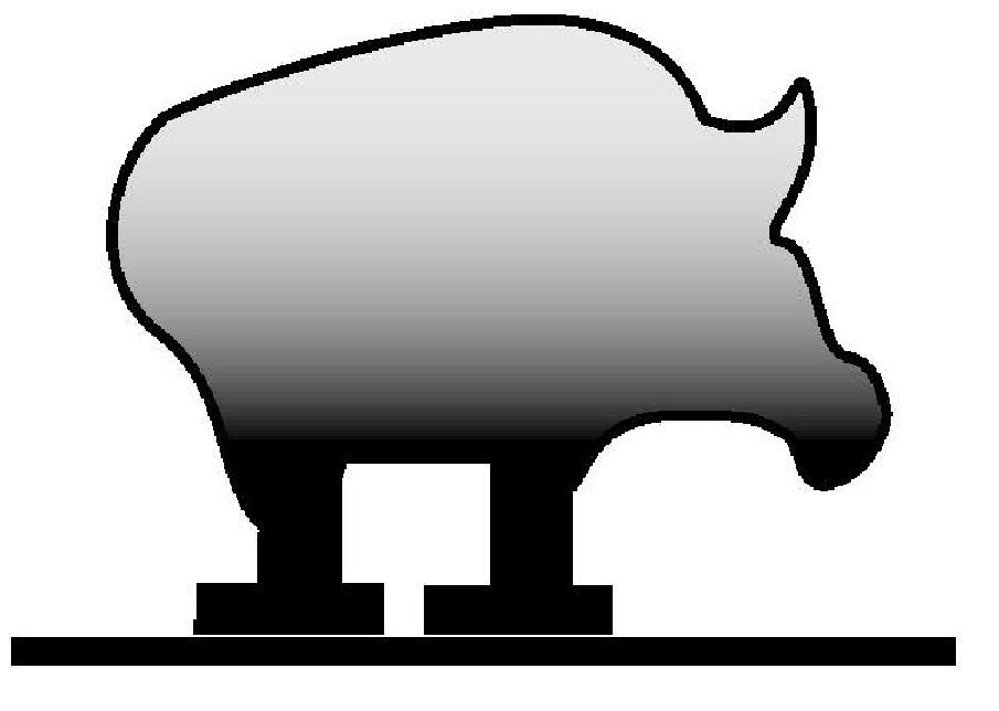 905x644 Pig Silhouette Vector Graphics Packsilhouette Clip Art