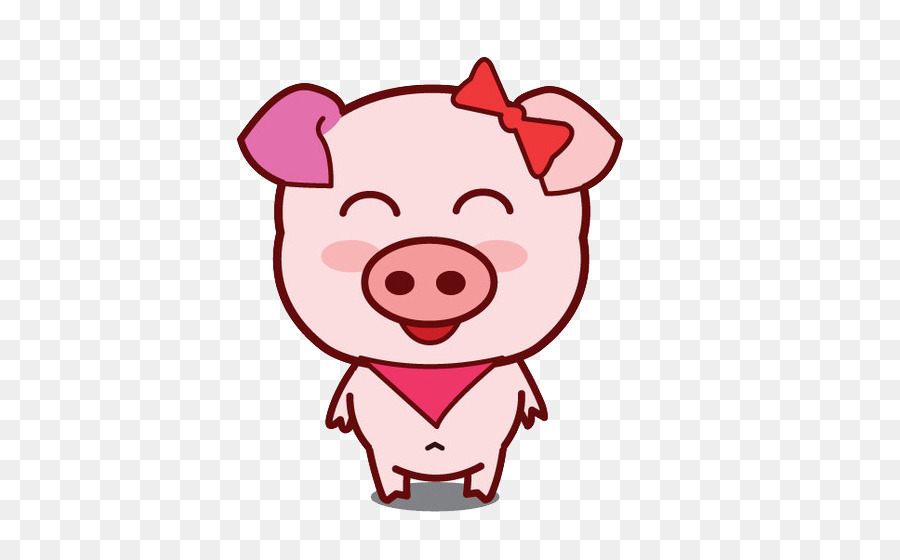 900x560 Cartoon Domestic Pig Clip Art