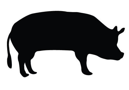 Pig Silhouette Images