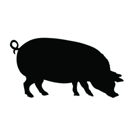 270x270 Pig Silhouette Stencil Free Stencil Gallery