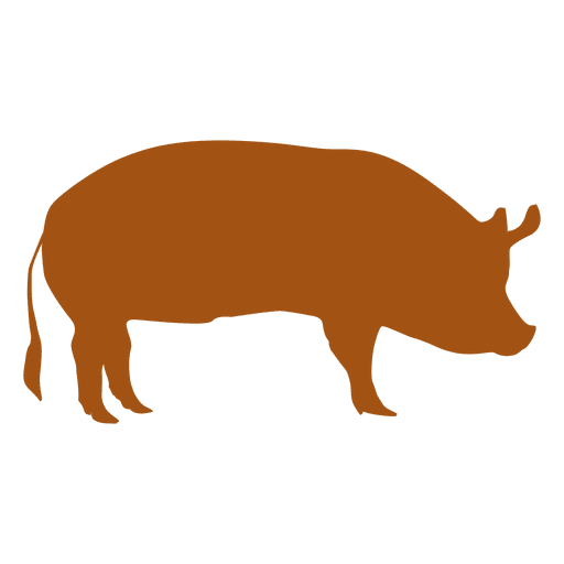 512x512 Pig Silhouette 1