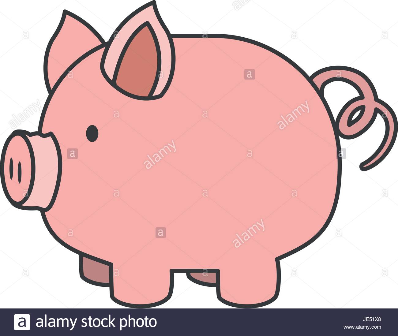 1300x1098 Colorful Silhouette Of Piggy Bank Stock Vector Art Amp Illustration