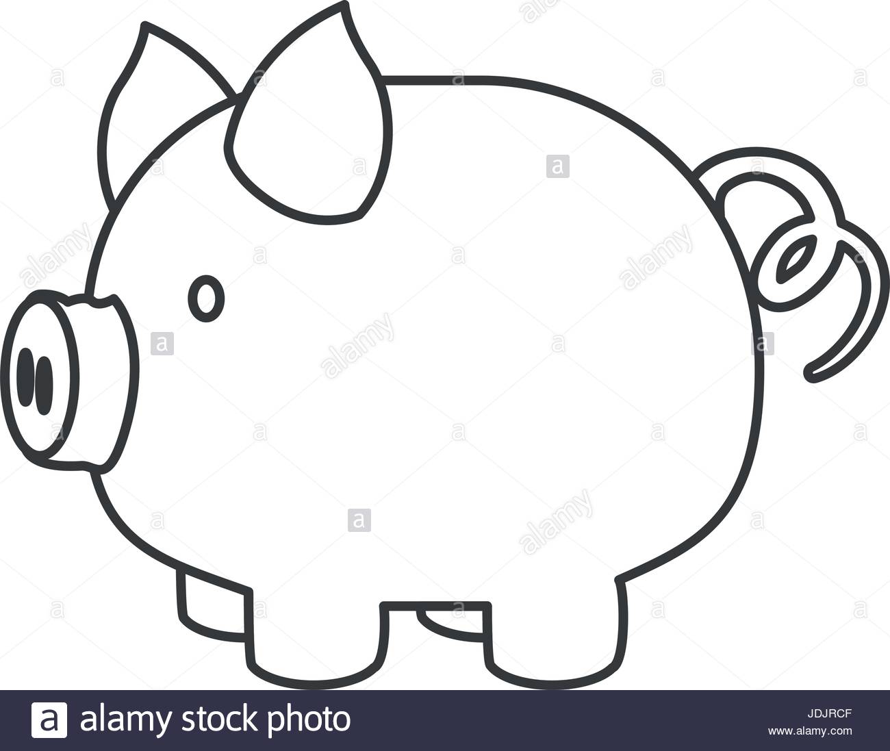 Piggy Bank Silhouette at GetDrawings | Free download