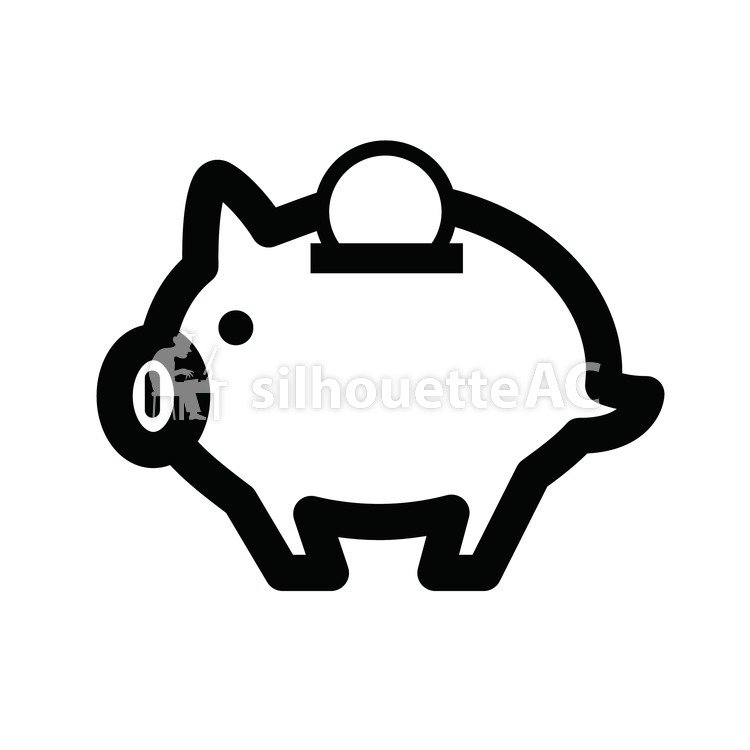 750x750 Free Silhouettes 100 Yen, 10 Yen, 1 Yen