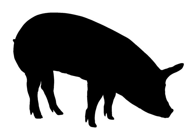 Piglet Silhouette at GetDrawings | Free download