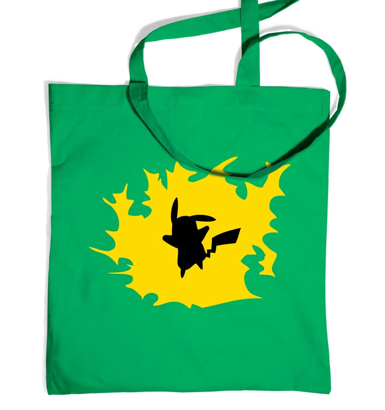 1316x1400 Yellow Pikachu Silhouette Tote Bag