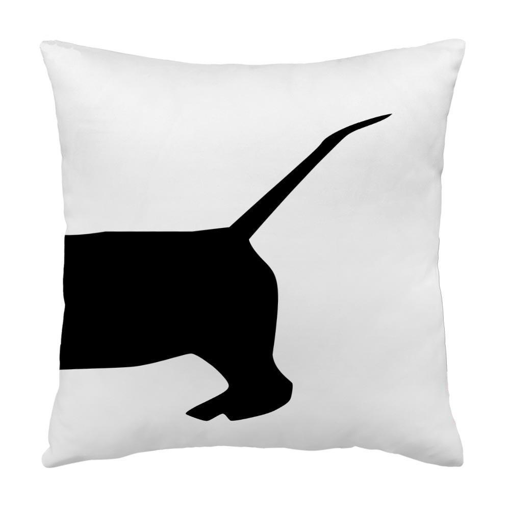 1000x1000 Doggy Silhouette Pillow Covers Set