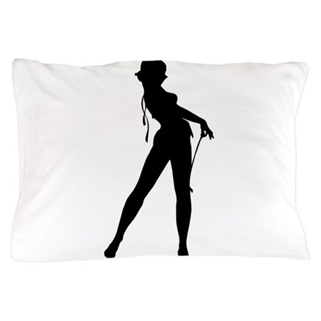 460x460 Dominatrix Silhouette Pillow Case By Modelsilhouettes
