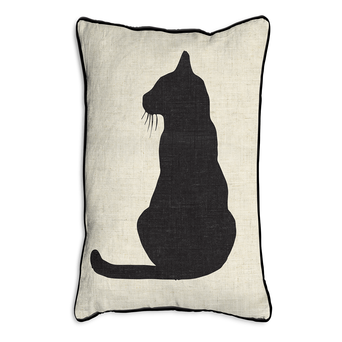 1200x1200 Cat Silhouette Pillow Lady Jayne