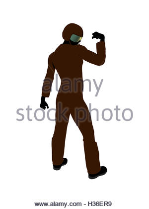 300x420 Male Pilot Illustration Silhouette Stock Photo 122414299