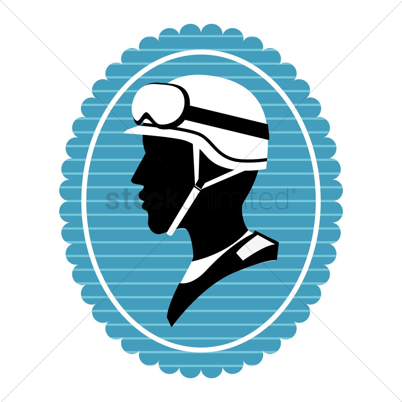 1300x1300 Silhouette Of Pilot Vector Image