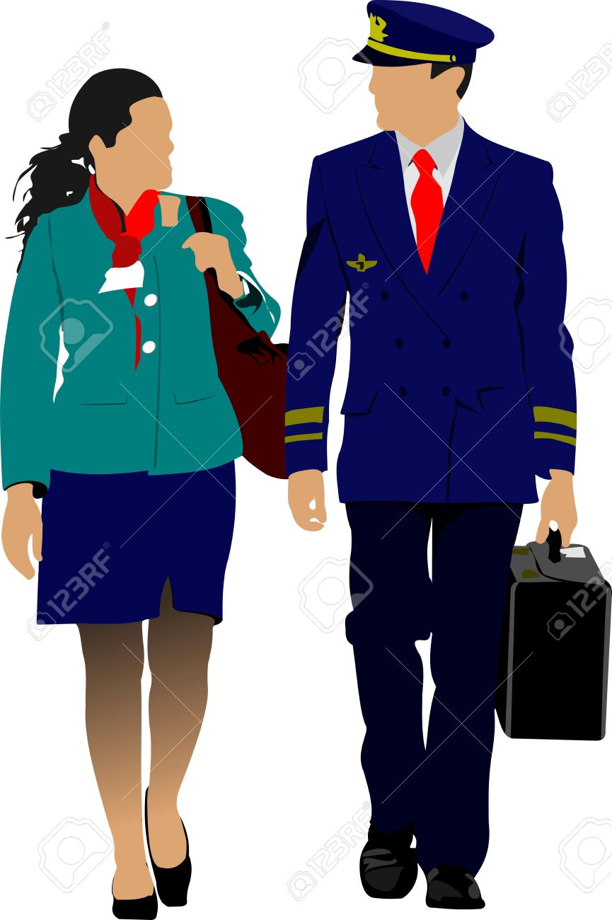 865x1300 Steward Clipart Airplane Pilot'52810