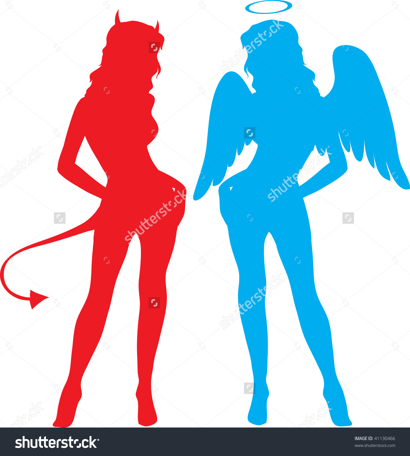 1438x1600 Female Devil Clipart