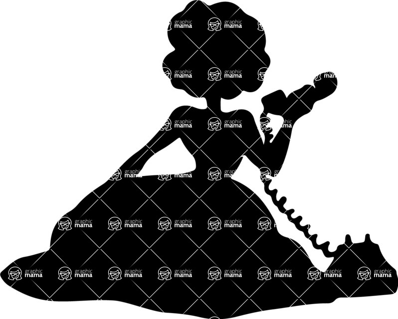 798x640 Girl On The Phone Graphicmama Graphicmama