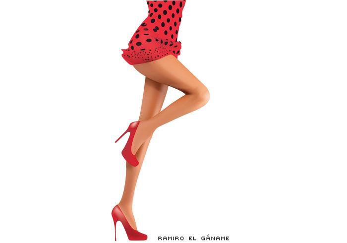 700x490 Pin Up Vector Legs