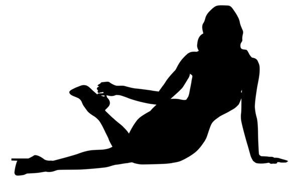 600x361 Pin Up Girl Silhouette