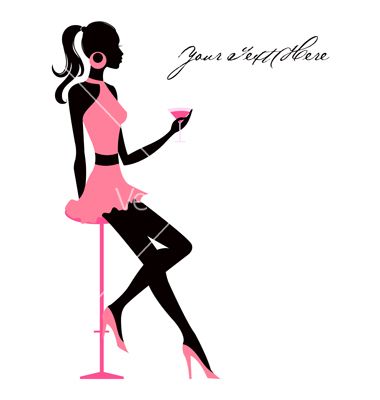 380x400 Lady Dress Silhouette