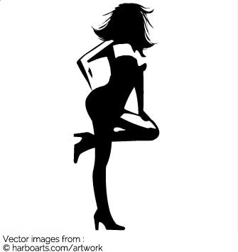 335x355 Up Girl Standing Clipart