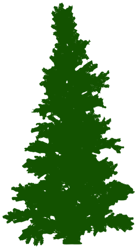 276x500 Pine Silhouette Public Domain Vectors