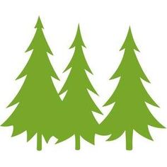236x236 Pine Tree Silhouette
