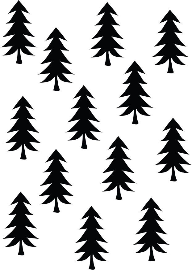 622x872 Pine Tree Pattern Background Clipart Free Collection