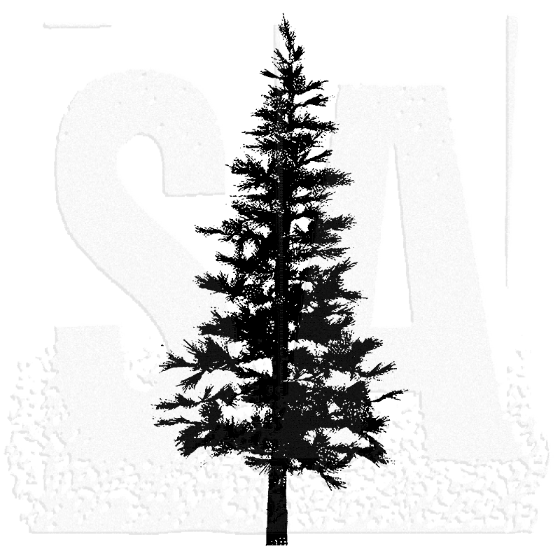 Pine Tree Silhouette Tattoo at Free for