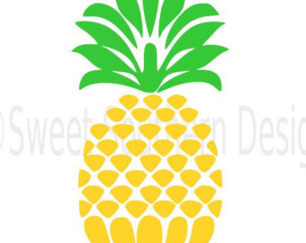 340x270 Pineapple Welcome Design Svg Instant Download Design For Cricut