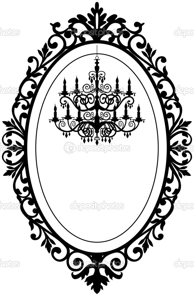 669x1022 Silhouette Frame Clipart