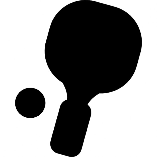 626x626 Ping Pong Silhouettes Icons Free Download