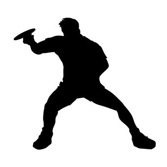 340x340 Free Silhouette Vector Ping Pong, Icon